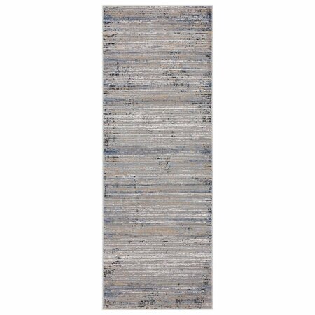 UNITED WEAVERS OF AMERICA Austin Westway Blue Runner Rug, 2 ft. 7 in. x 7 ft. 4 in. 4540 20860 28E